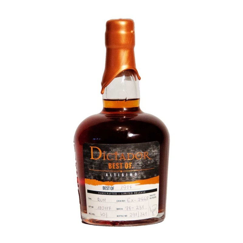 DICTADOR ALTISIMO THE BEST OF 1977 RUM 0,7L 40% DICTADOR ALTISIMO THE BEST OF 1977 RUM 0,7L 40%