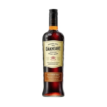 BACARDI OAKHEART COLD BREW COLA RUM 0,7L 35%