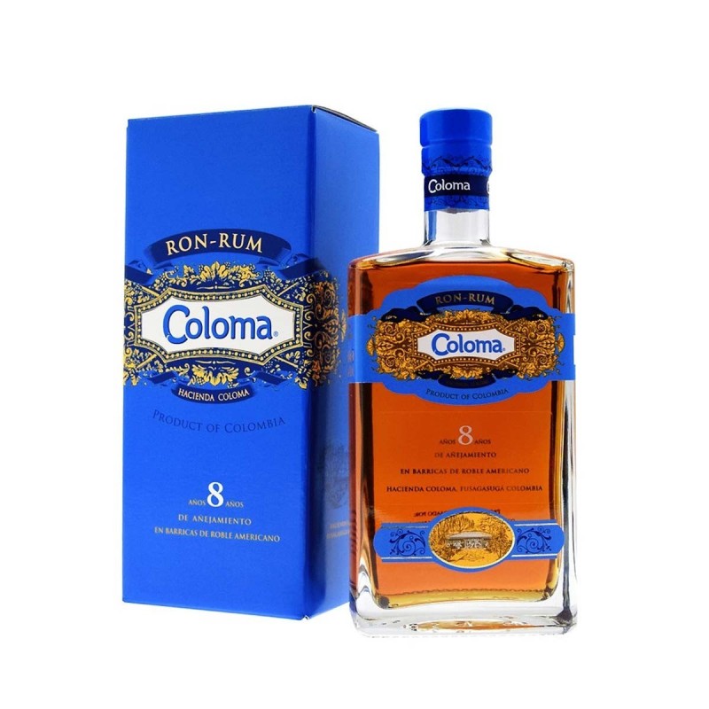 COLOMA 8YO RUM 0,7L 40% + 2 KIELISZKI