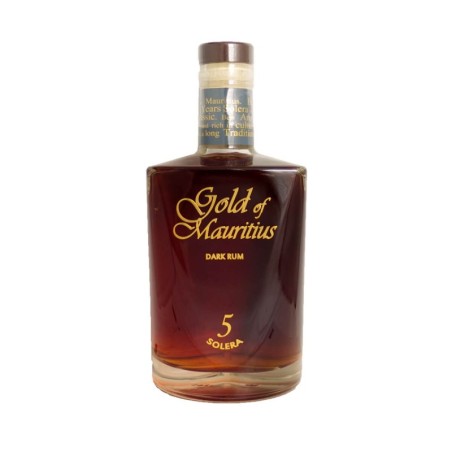 GOLD OF MAURITIUS 5YO SOLERA DARK RUM 0,7L 40%
