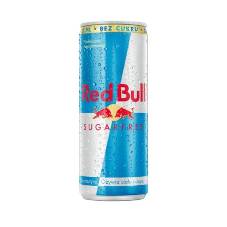 RED BULL PUSZKA SUGAR FREE 0,25L
