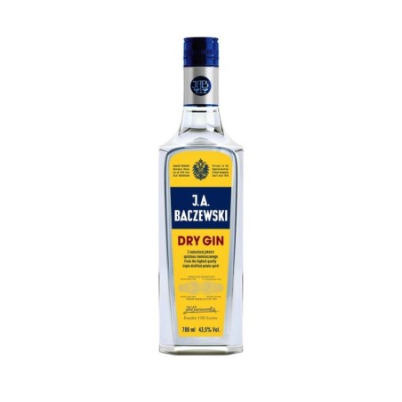 J.A. BACZEWSKI DRY GIN 0,7L 43,5%