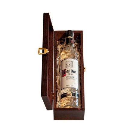 KETEL ONE VODKA 0,7L 40% W SKRZYNCE DREWNIANEJ