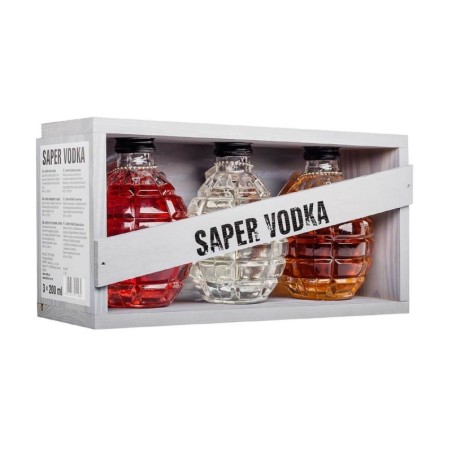 SAPER VODKA 3x0,2L 40%