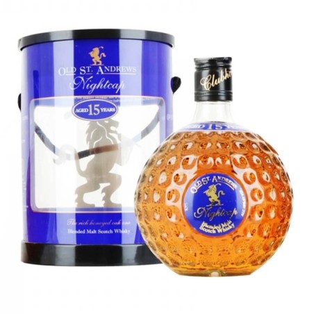 CLUBHOUSE GOLFBALL 15YO NIGHTCAP OLD ST. ANDREWS WHISKY 0,7L 40%