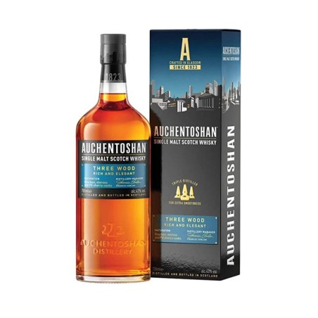 AUCHENTOSHAN THREE WOOD WHISKY 0,7L 43%