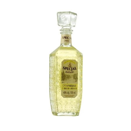 SPECJAŁ PODLASKI CYTRYNÓWKA Z MIODEM I IMBIREM WÓDKA 0,5L 40%
