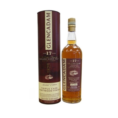 GLENCADAM TRIPLE CASK PORTWOOD FINISH 17YO WHISKY 0,7L 46%