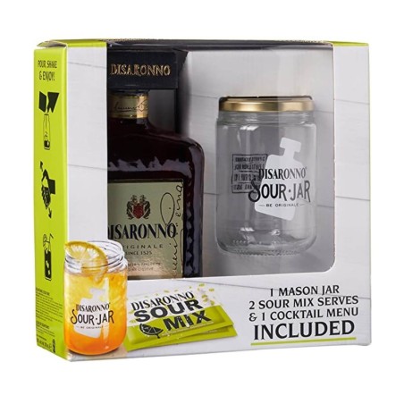DISARONNO AMARETTO JAR SET LIKIER 0,7L 28%