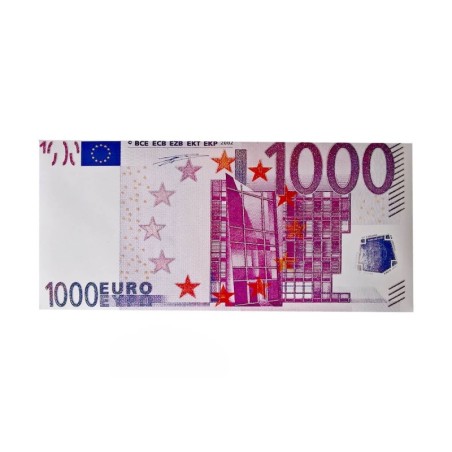 1000 EURO BANKNOT CZEKOLADKI W KOPERCIE 60G