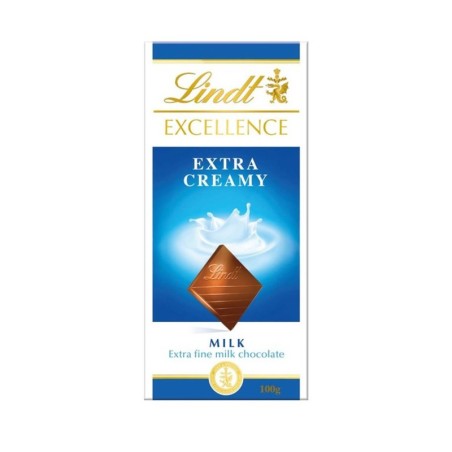 LINDT EXCELLENCE CZEKOLADA MLECZNA EXTRA CREAMY 100G