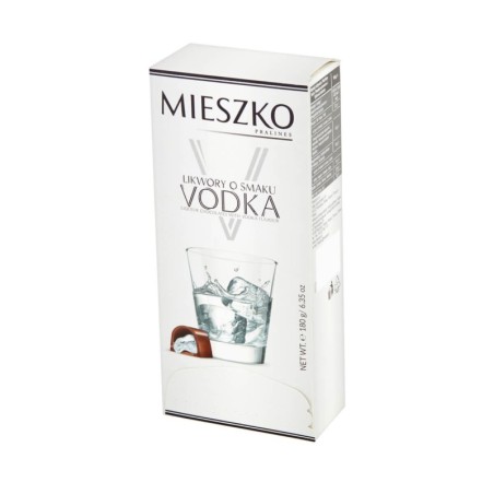 MIESZKO PRALINES CZEKOLADKI Z NADZIENIEM WÓDKA 180G