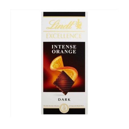 LINDT EXCELLENCE CZEKOLADA GORZKA INTENSE ORANGE 100G