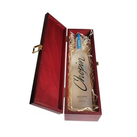 CHOPIN WHEAT VODKA 0,5L 40% W SKRZYNCE DREWNIANEJ