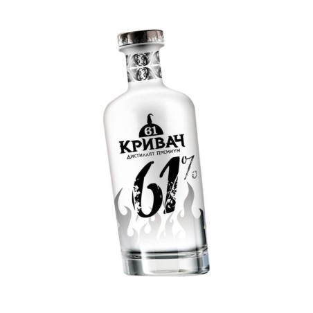 POLUGAR KRIVACH VODKA 0,7L 61% 