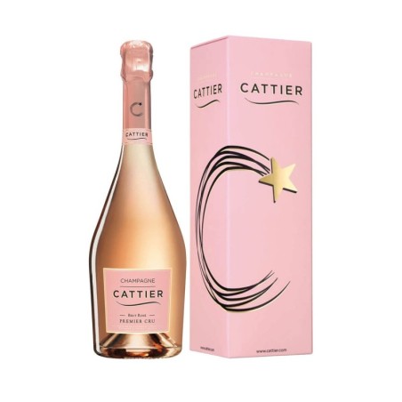 SZAMPAN CATTIER BRUT ROSE PREMIER CRU 0,75L 12,5%