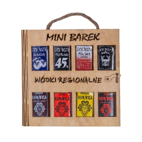MINI BAREK KURNWICA WÓDKA 8x0,05L