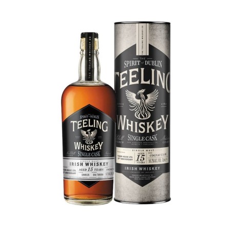 TEELING 15YO COGNAC CASK IRISH WHISKEY 0,7L 56,2%