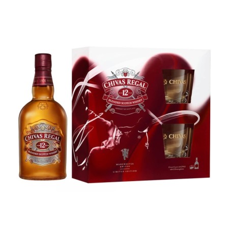 CHIVAS REGAL 12YO WHISKY 0,7L 40% + 2 SZKLANKI