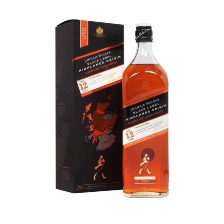 JOHNNIE WALKER BLACK LABEL 12YO HIGHLANDS ORIGIN WHISKY 0,7L 42%