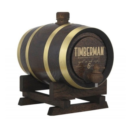 TIMBERMAN 6YO WHISKY 1L 40% BECZKA 