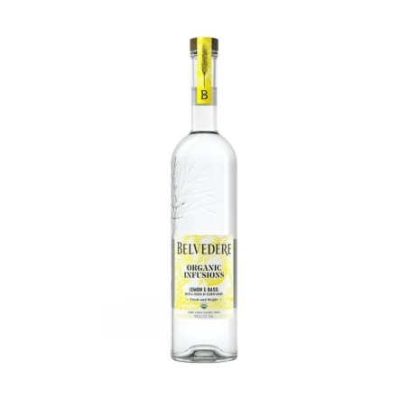 BELVEDERE ORGANIC INFUSIONS LEMON & BASIL VODKA 0,7L 40%