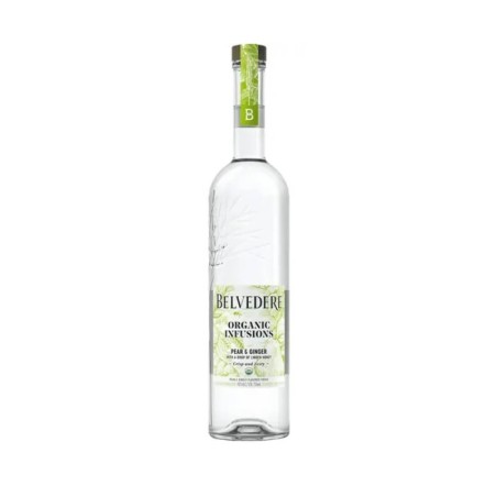 BELVEDERE ORGANIC INFUSIONS PEAR & GINGER VODKA 0,7L 40%