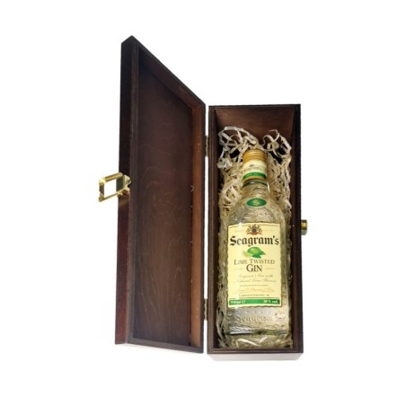 SEAGRAM'S LIME GIN 0,7L 37,5% W SKRZYNCE DREWNIANEJ