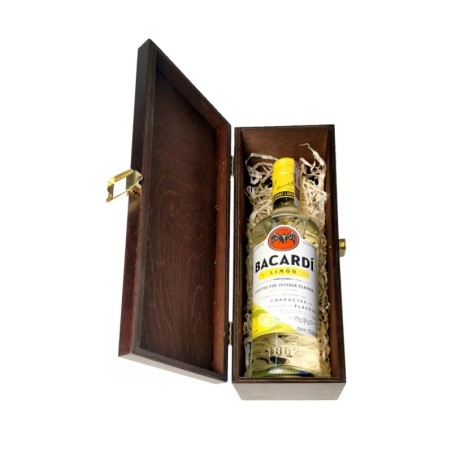 BACARDI LIMON RUM 0,7L 32% W SKRZYNCE DREWNIANEJ