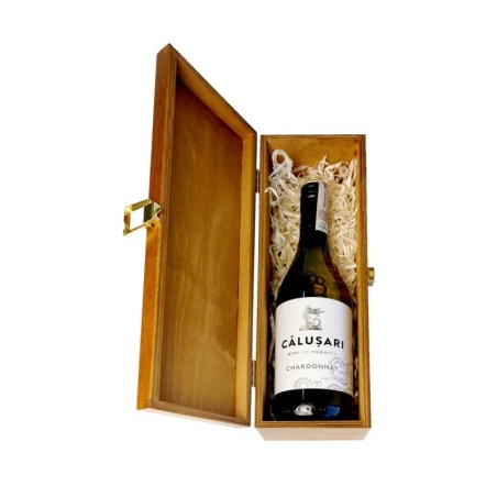CALUSARI CHARDONNAY 0,75L W SKRZYNCE DREWNIANEJ