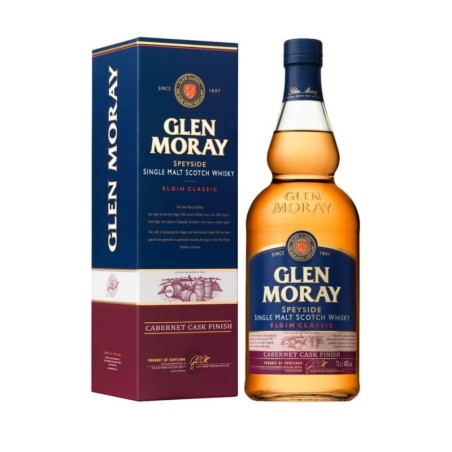 GLEN MORAY ELGIN CLASSIC CABERNET CASK FINISH WHISKY 0,7L 40%