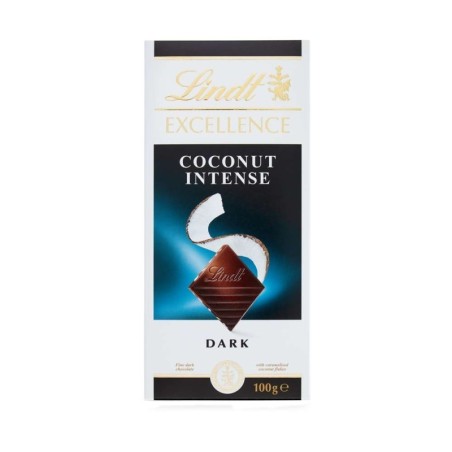 LINDT EXCELLENCE CZEKOLADA GORZKA COCONUT INTENSE 100G