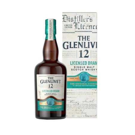 GLENLIVET 12YO LICENSED DRAM WHISKY 0,7L 48%