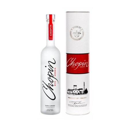 CHOPIN RYE VODKA 0,7L 40% + TUBA