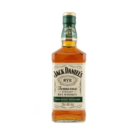 JACK DANIEL'S STRAIGHT RYE WHISKEY 0,7L 45%