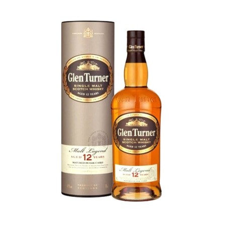 GLEN TURNER 12YO MALT LEGEND WHISKY 0,7L 40%