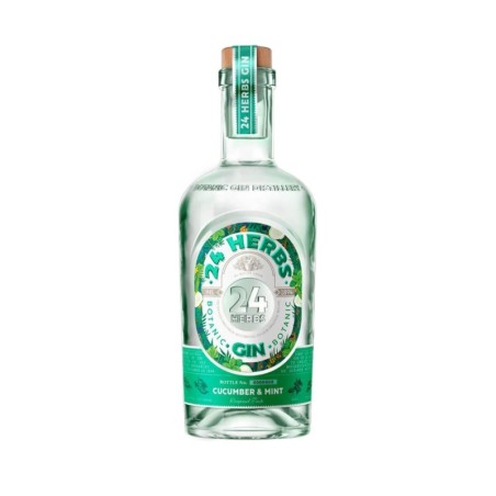 24 HERBS CUCUMBER & MINT GIN 0,7L 40%