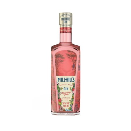 MILLHILL'S STRAWBERRY FIELDS GIN 0,7L 38%