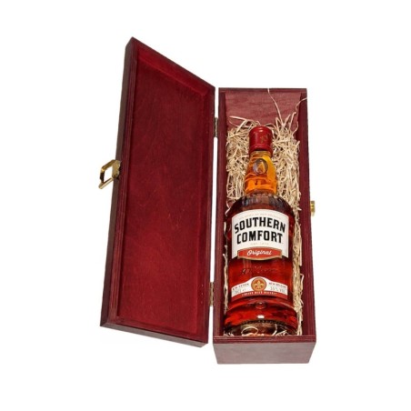 SOUTHERN COMFORT LIKIER 0,7L 35% W SKRZYNCE DREWNIANEJ