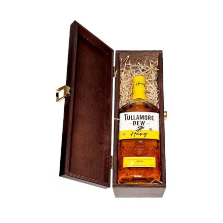 TULLAMORE DEW HONEY LIKIER 0,7L 35% W SKRZYNCE DREWNIANEJ