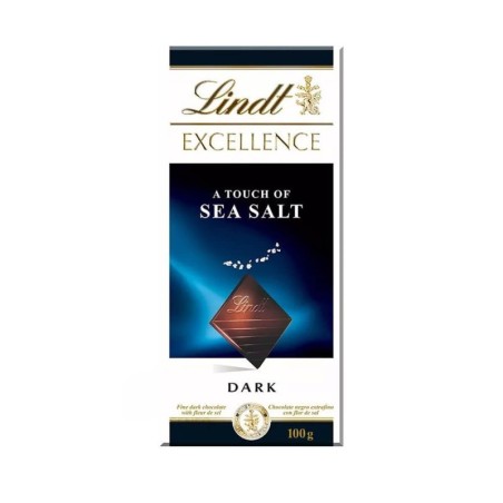 LINDT EXCELLENCE CZEKOLADA GORZKA SEA SALT 100G
