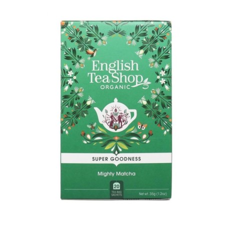 ENGLISH TEA SHOP ORGANIC MIGHTY MATCHA HERBATA ZIELONA 35G