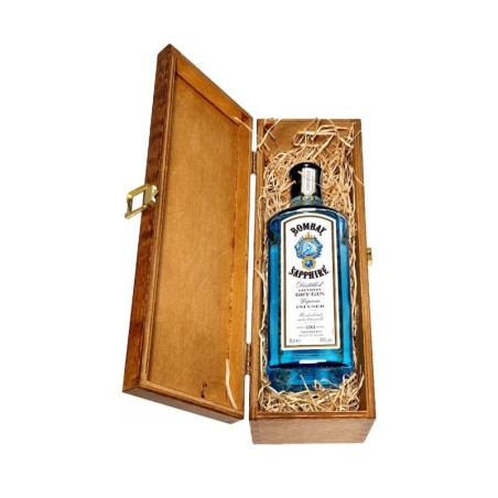 BOMBAY SAPPHIRE GIN 0,7L 40% W SKRZYNCE DREWNIANEJ
