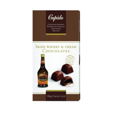 CUPIDO CZEKOLADKI Z NADZIENIEM IRISH WHISKEY & CREAM 150G