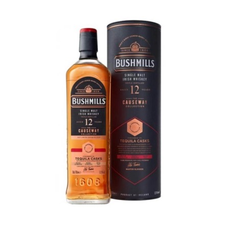 BUSHMILLS 12YO TEQUILA CASKS FINISH THE CAUSEWAY COLLECTION IRISH WHISKEY 0,7L 52,8%