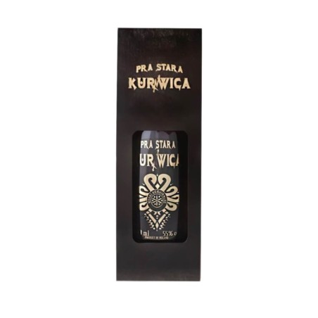 PRA STARA KURNWICA WHISKY 0,5L 55% + SKRZYNKA