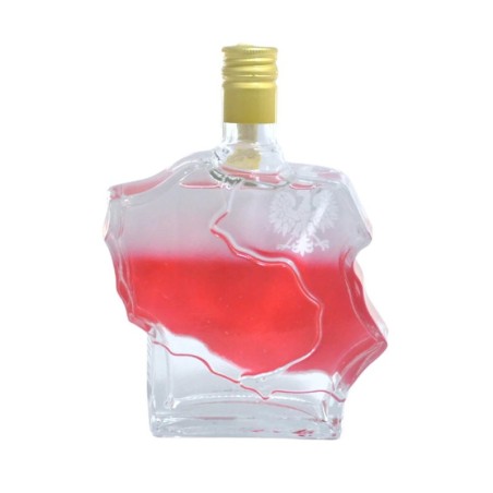 WHITE & RED MAPA POLSKI VODKA 0,7L 40%