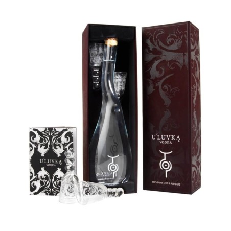ULUVKA SIGNATURE GIFT SET VODKA 0,7L 40% + 2 KIELISZKI