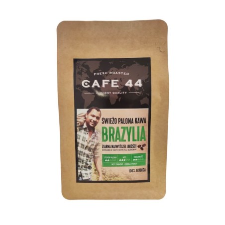 CAFE 44 KAWA ZIARNISTA BRAZYLIA 200G