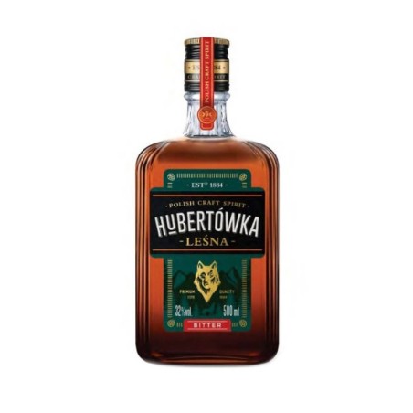 HUBERTÓWKA LEŚNA BITTER LIKIER ZIOŁOWY 0,5L 32%